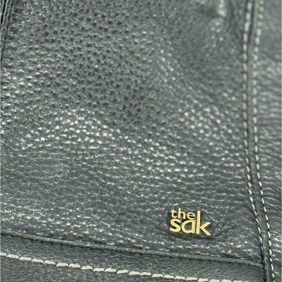 The Sak Black Pebble Leather Crossbody Bag VGUC (Minor Corner Wear) - Picture 5 of 11